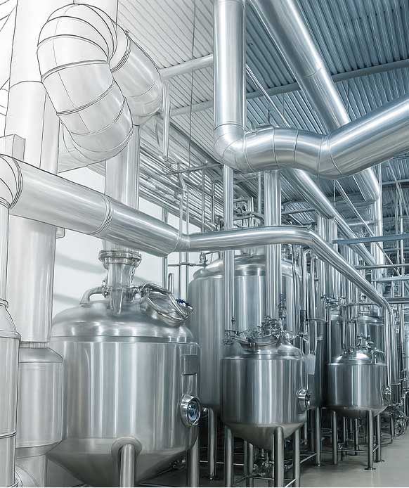 industrial bakery equipment process piping